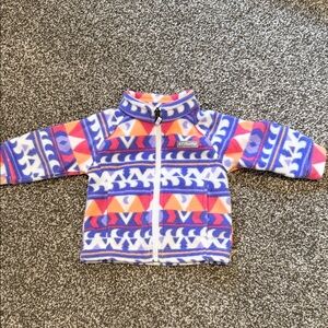 Columbia Kids' Colorful Geometric Fleece Jacket